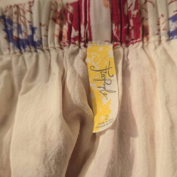 FreePeople Caught in the Moment Maxi Dress, Ivory/ Pink/Prpl Floral, NWOT, SZ.2 - Picture 9 of 10